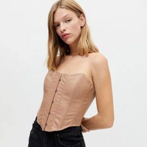 Out From Under Luna Faux Leather Corset